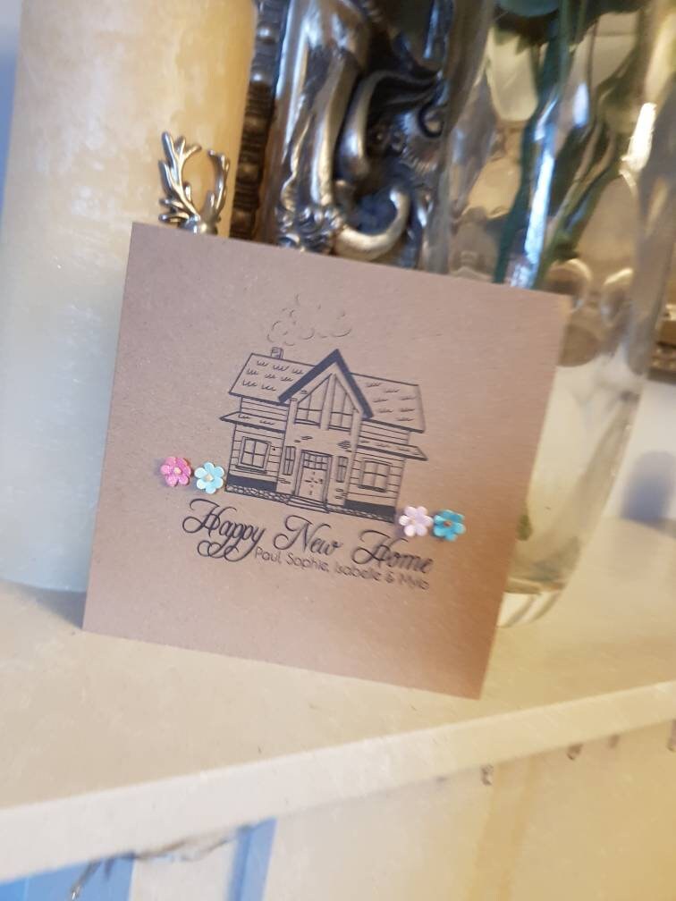 Personalised New Home/Moving Home Card