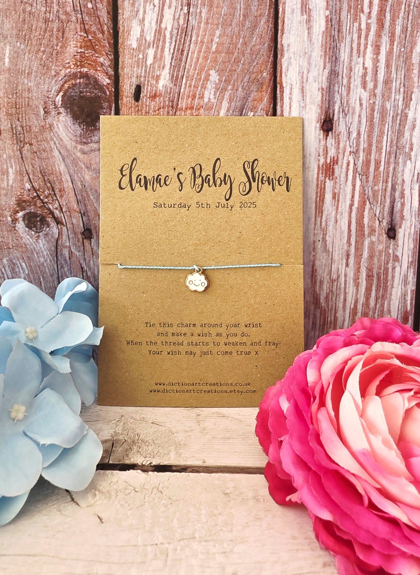 Baby Shower Wish Bracelet