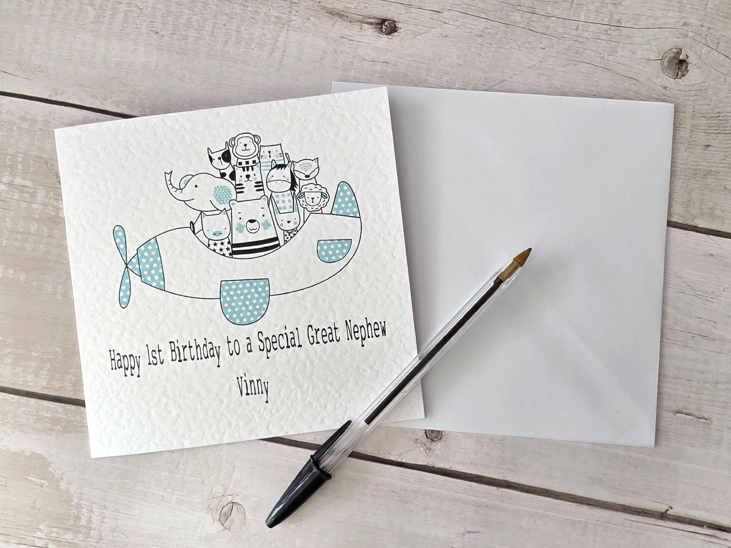 Personalised First Birthday Card