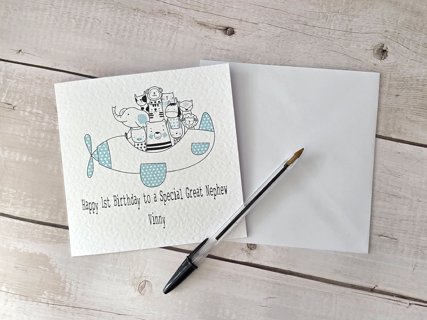 Personalised First Birthday Card