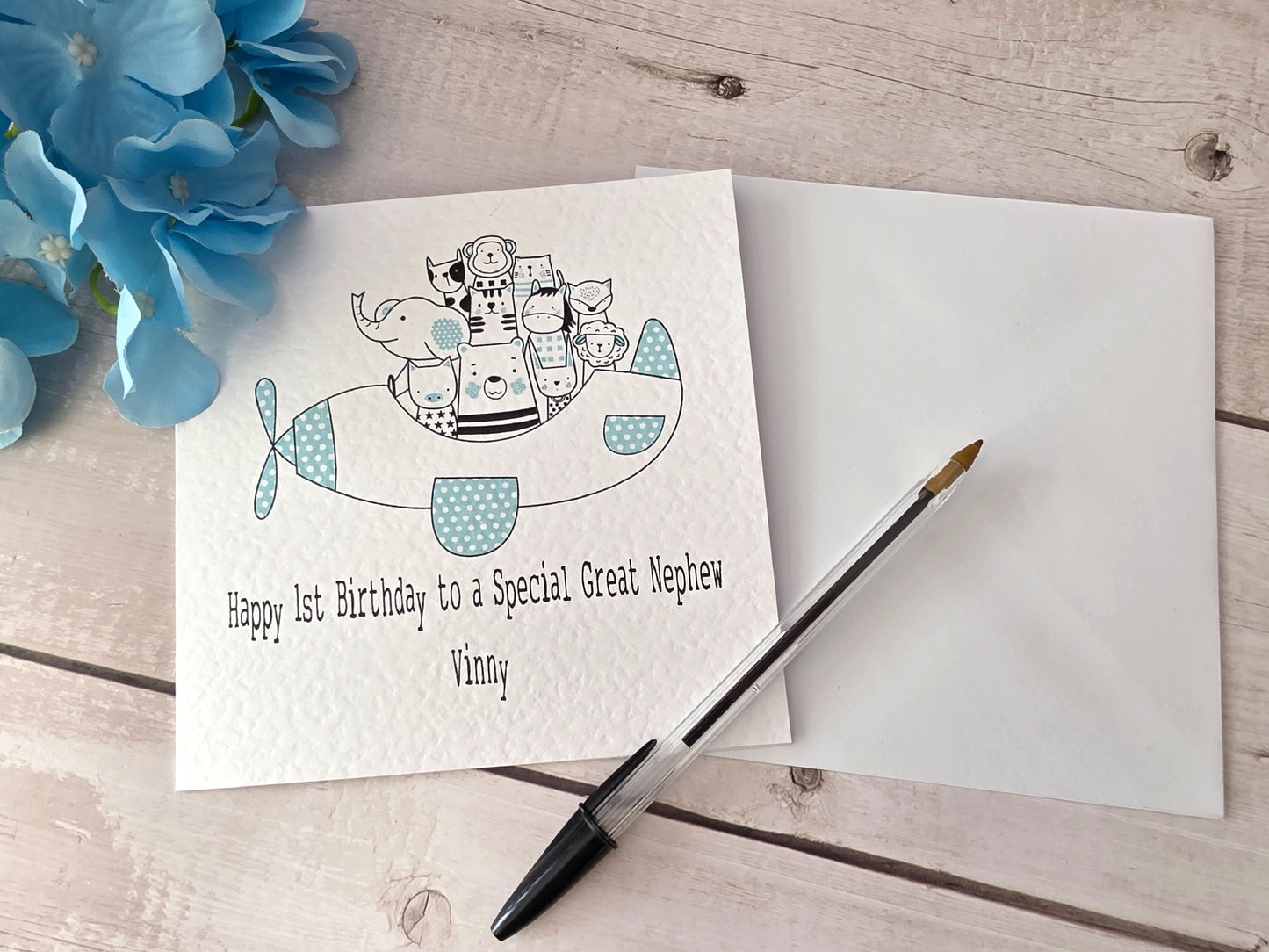 Personalised First Birthday Card