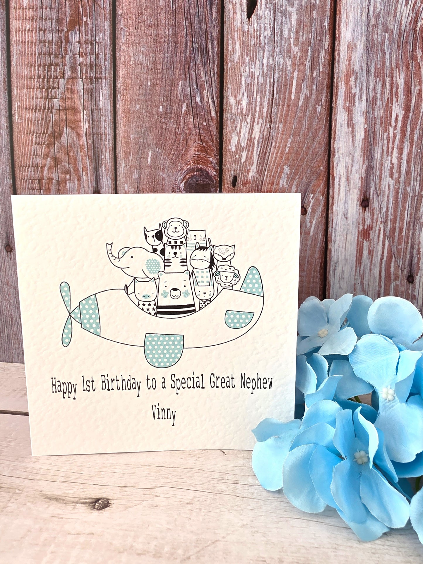 Personalised First Birthday Card