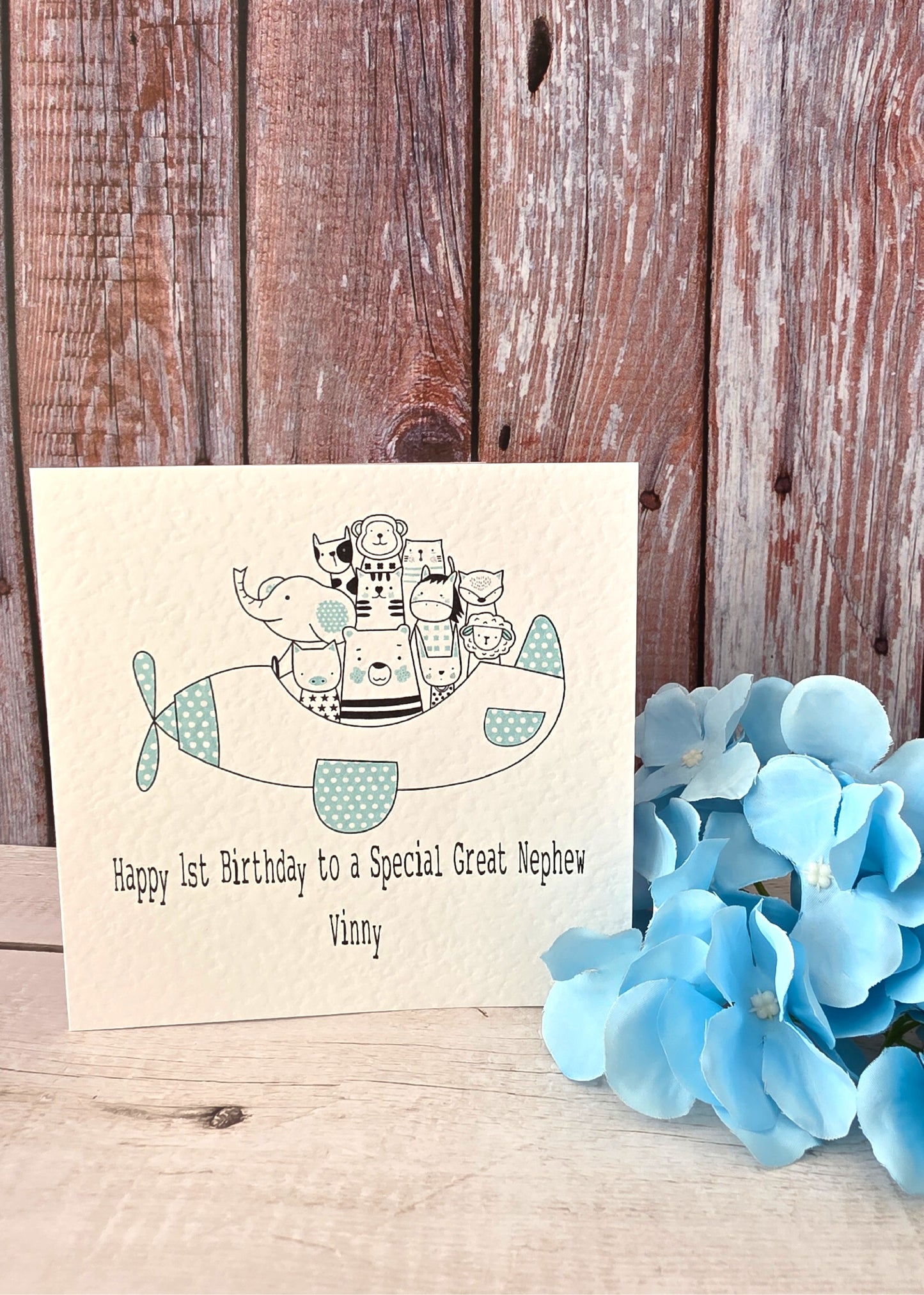 Personalised First Birthday Card
