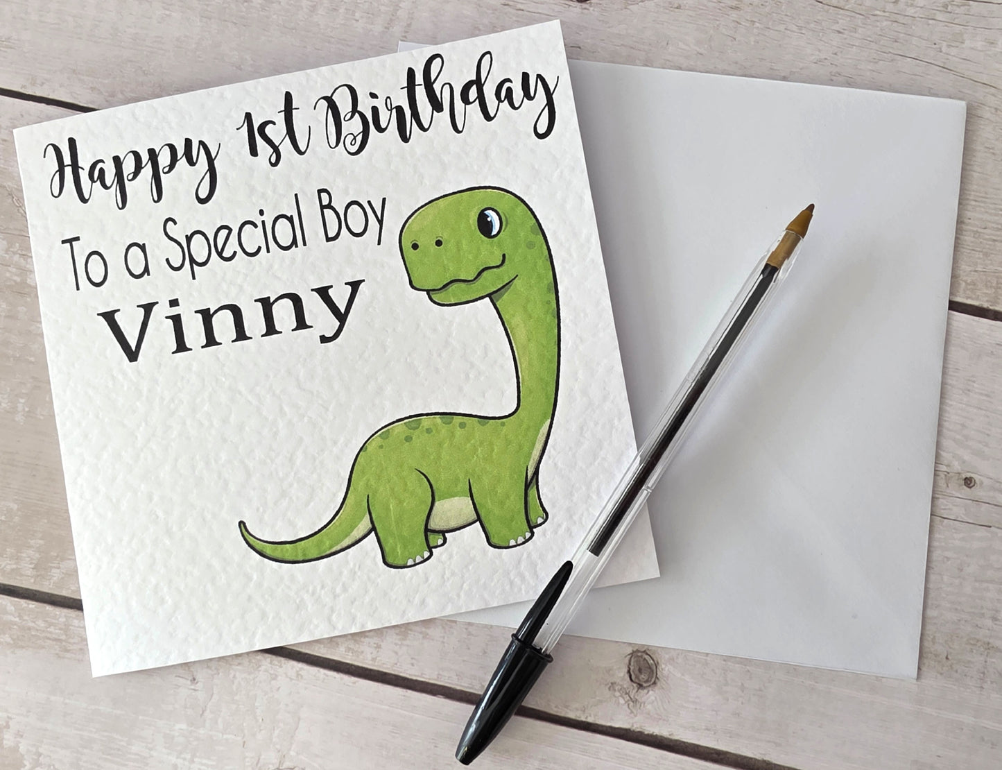 Personalised Dinosaur Age Birthday Card