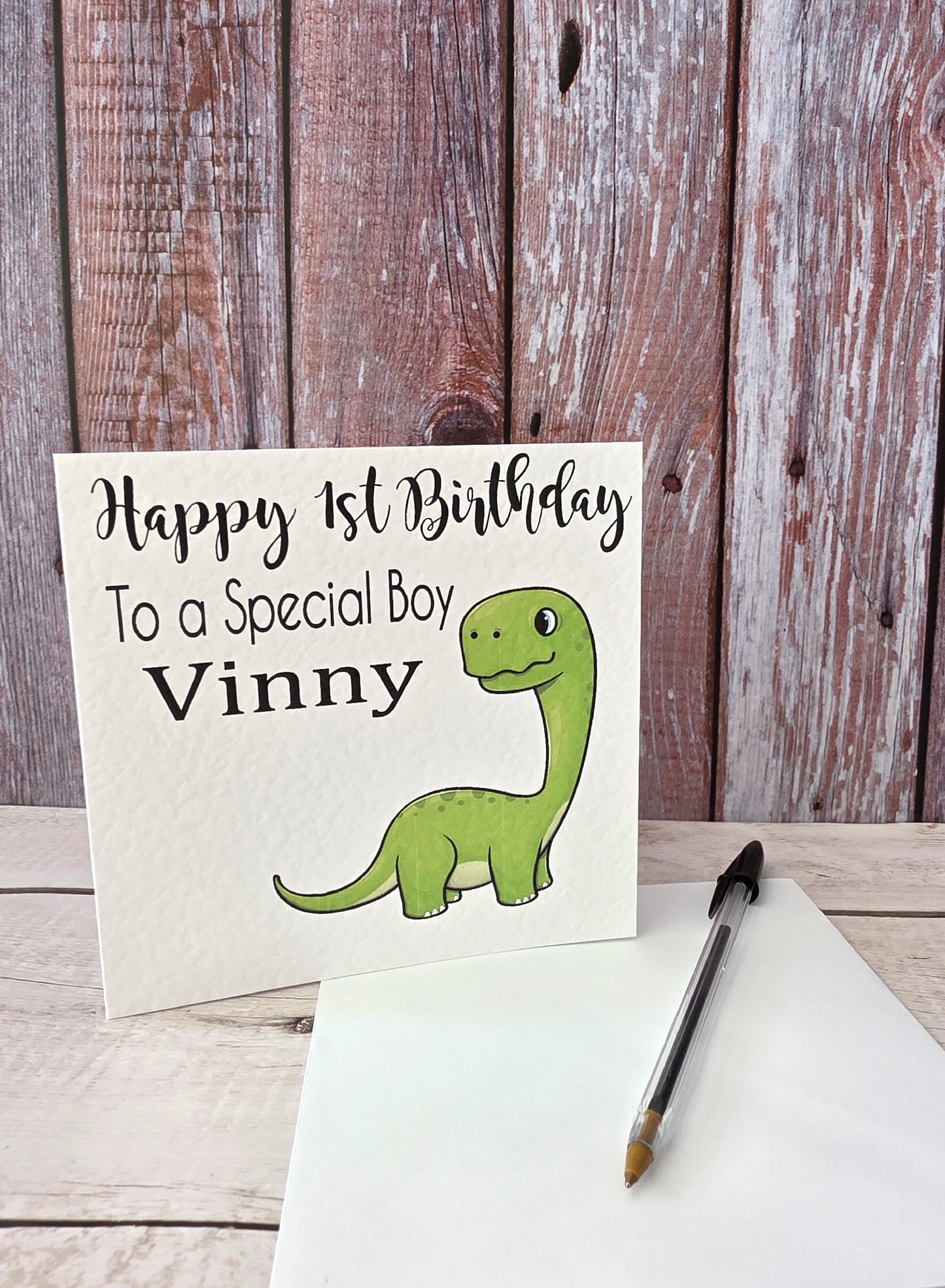 Personalised Dinosaur Age Birthday Card