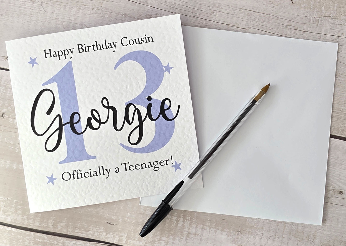 Female Personalised Age Birthday Card