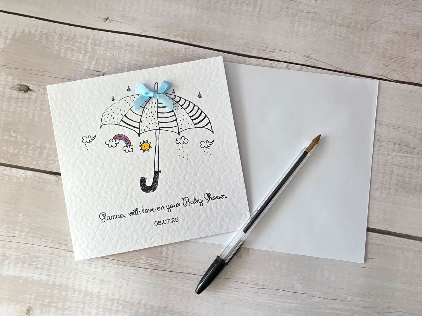 Personalised Baby Shower Card Neutral