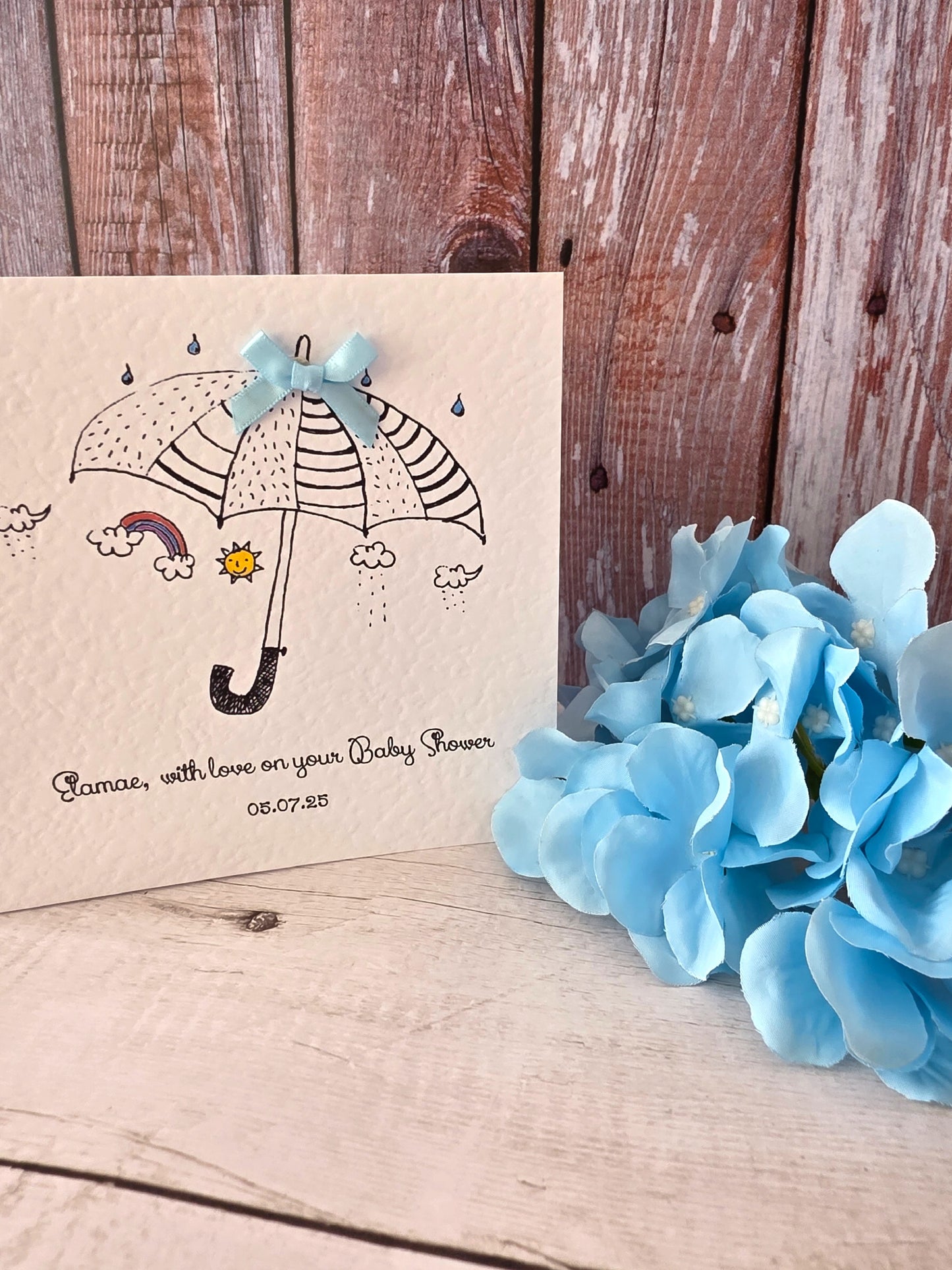 Personalised Baby Shower Card Neutral