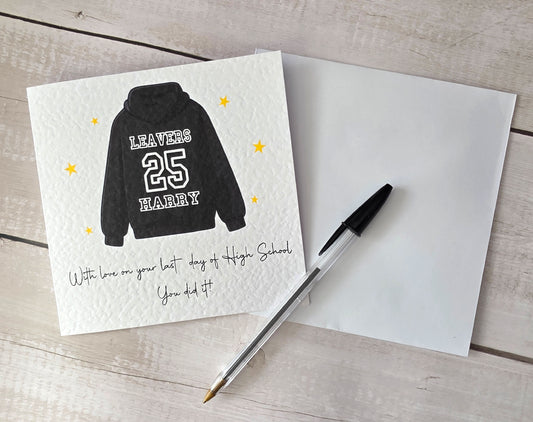 Personalised School Leavers Card