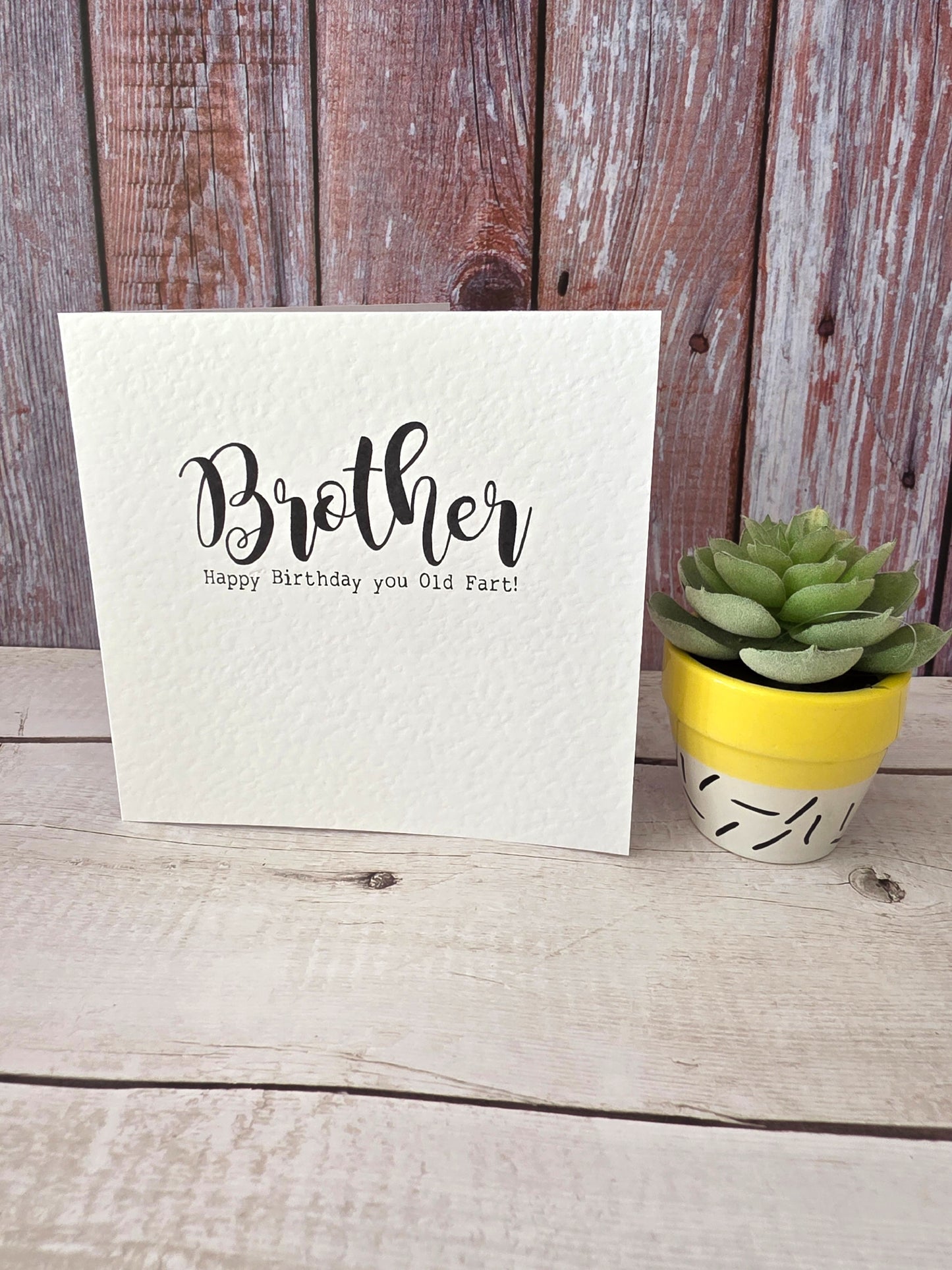 Funny Brother Birthday Card