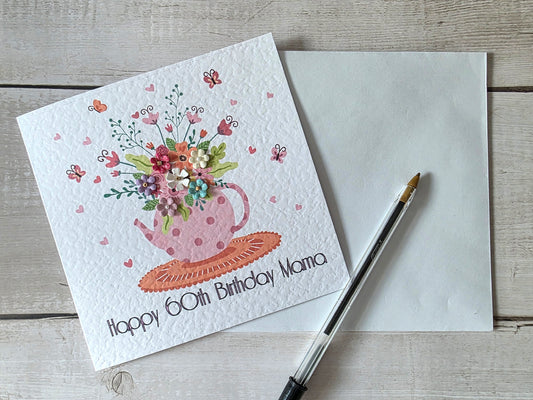 Personalised Lady's Birthday Card