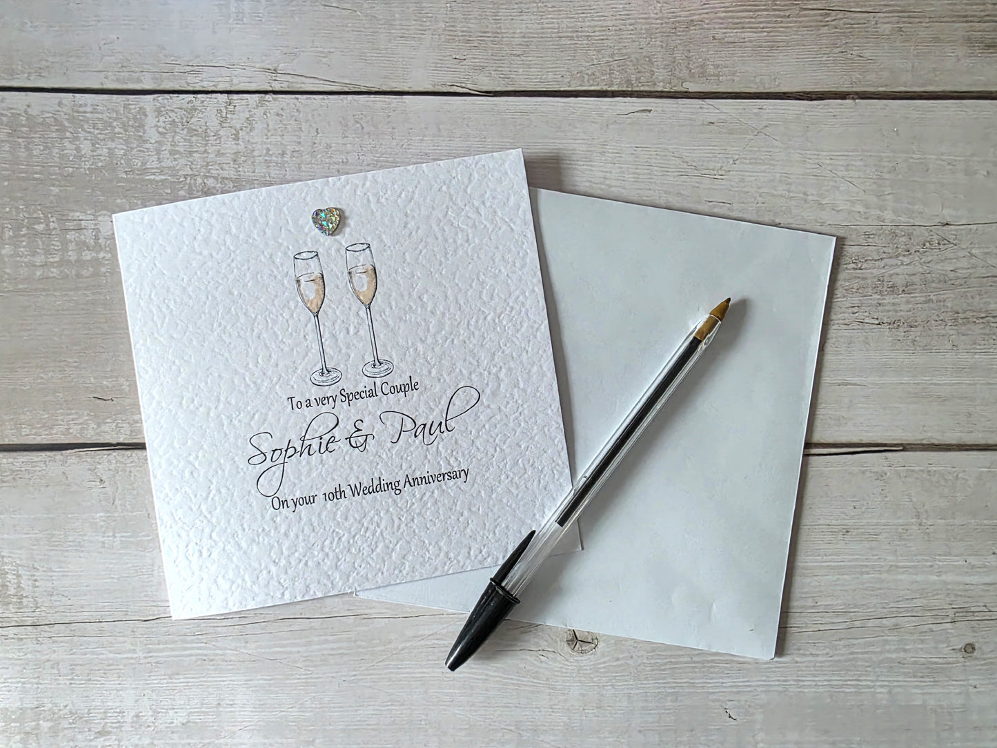 Personalised Anniversary Card