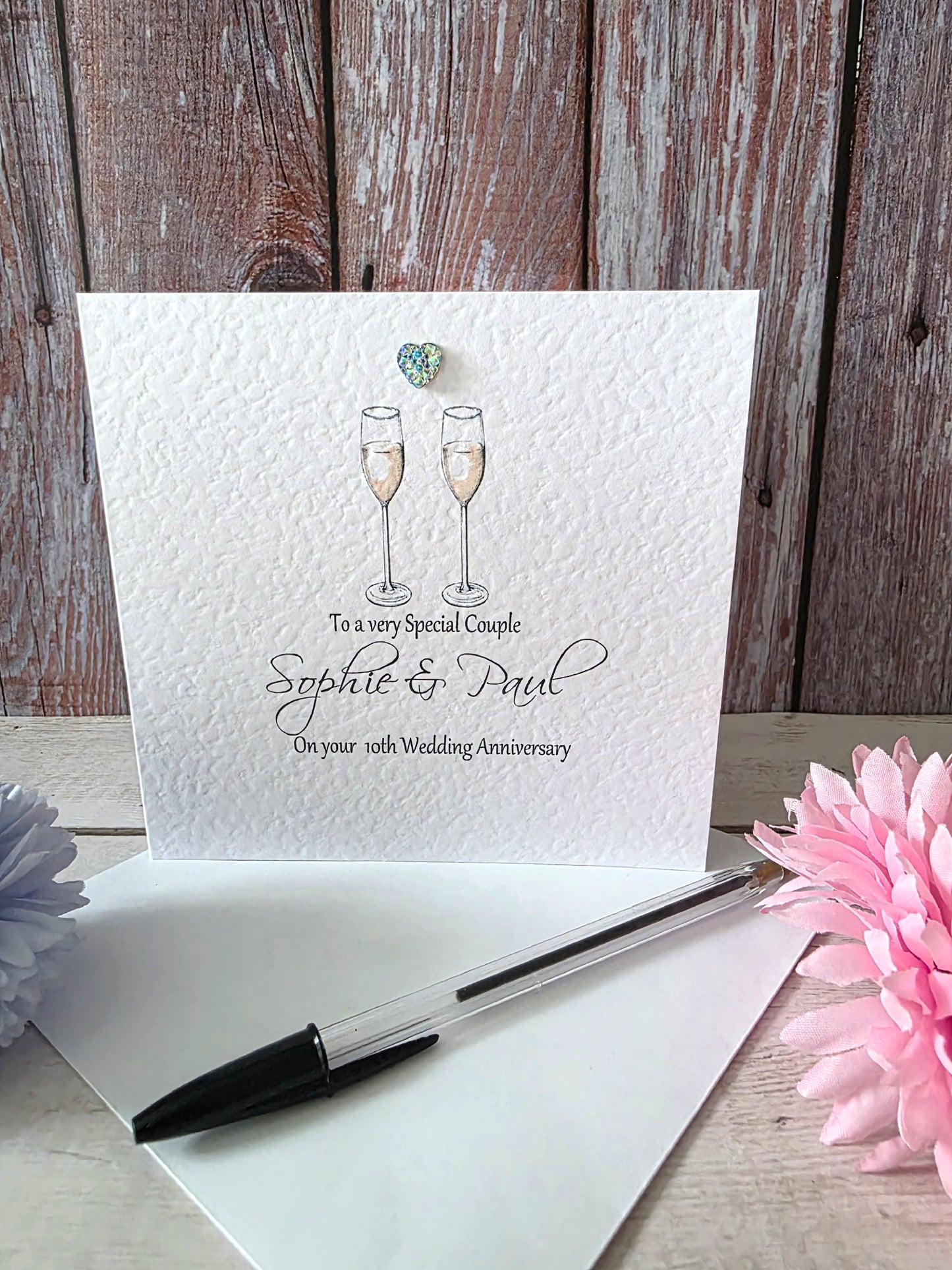 Personalised Anniversary Card