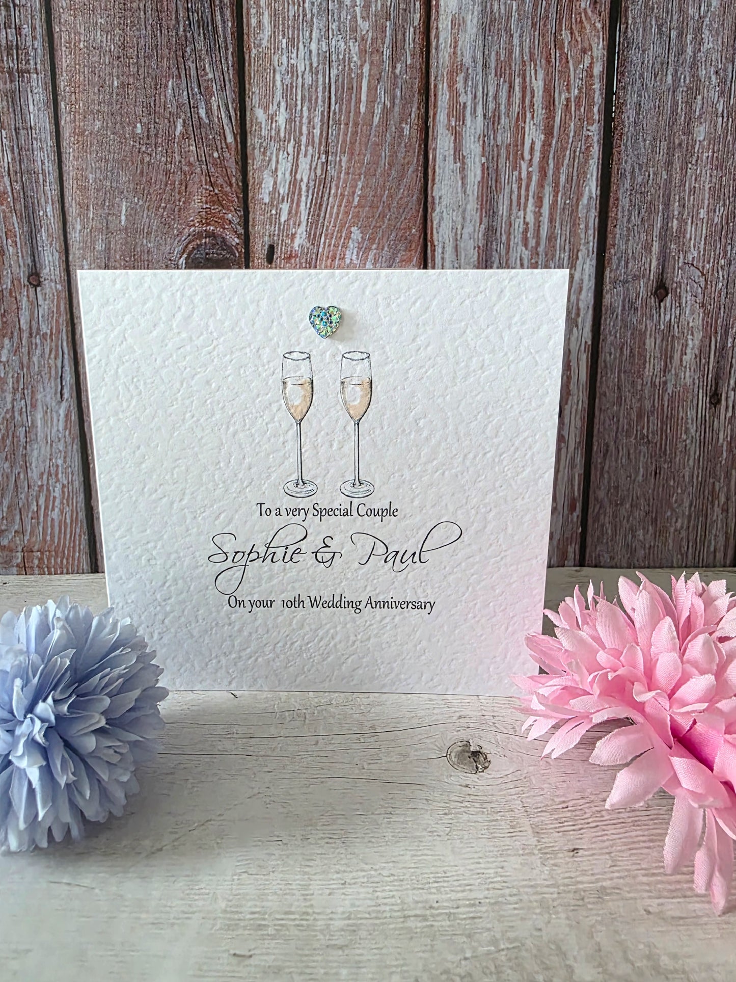 Personalised Anniversary Card