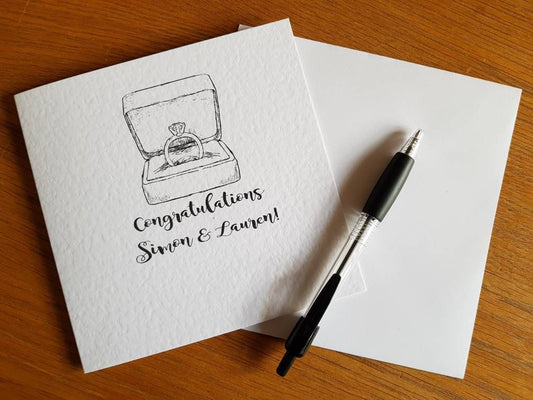 Personalised Engagement Card