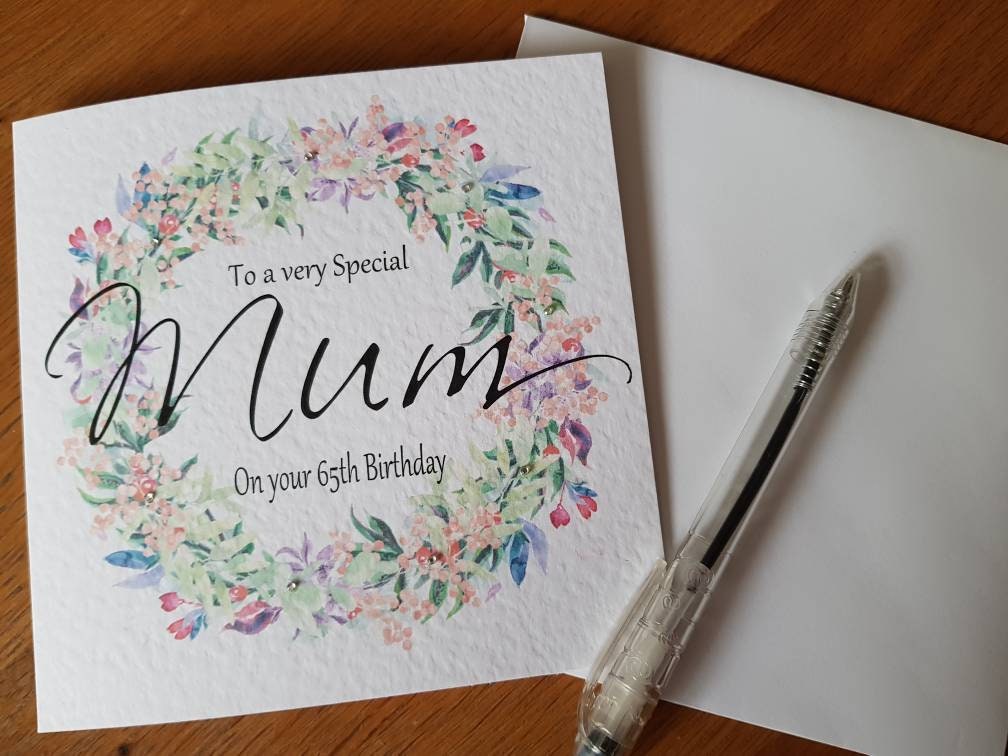 Personalised Mum Birthday Card