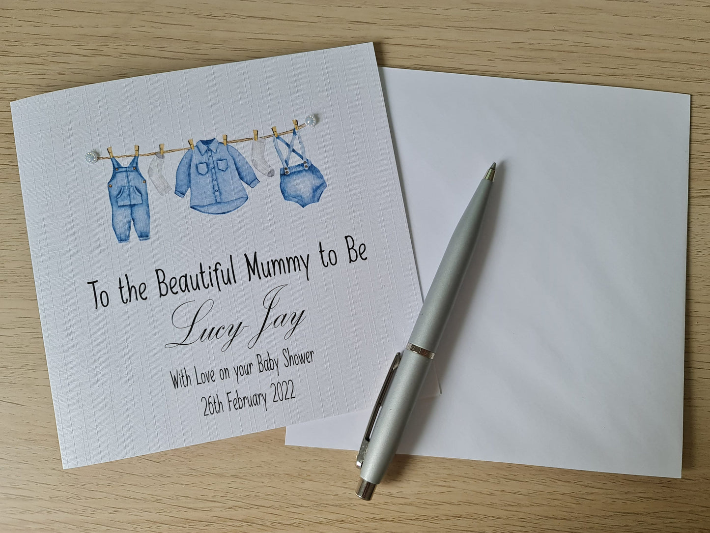 Personalised Baby Shower Card