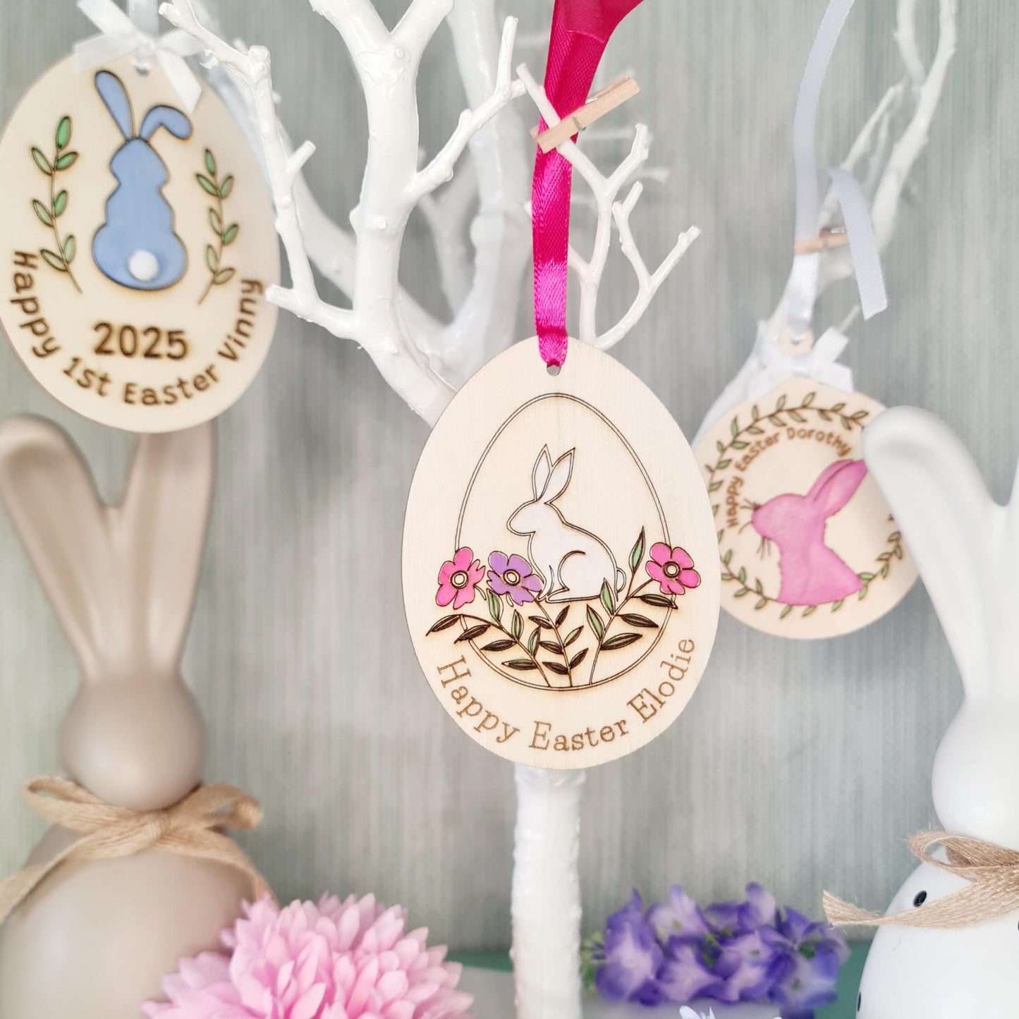 Personalised Easter Decoration Card