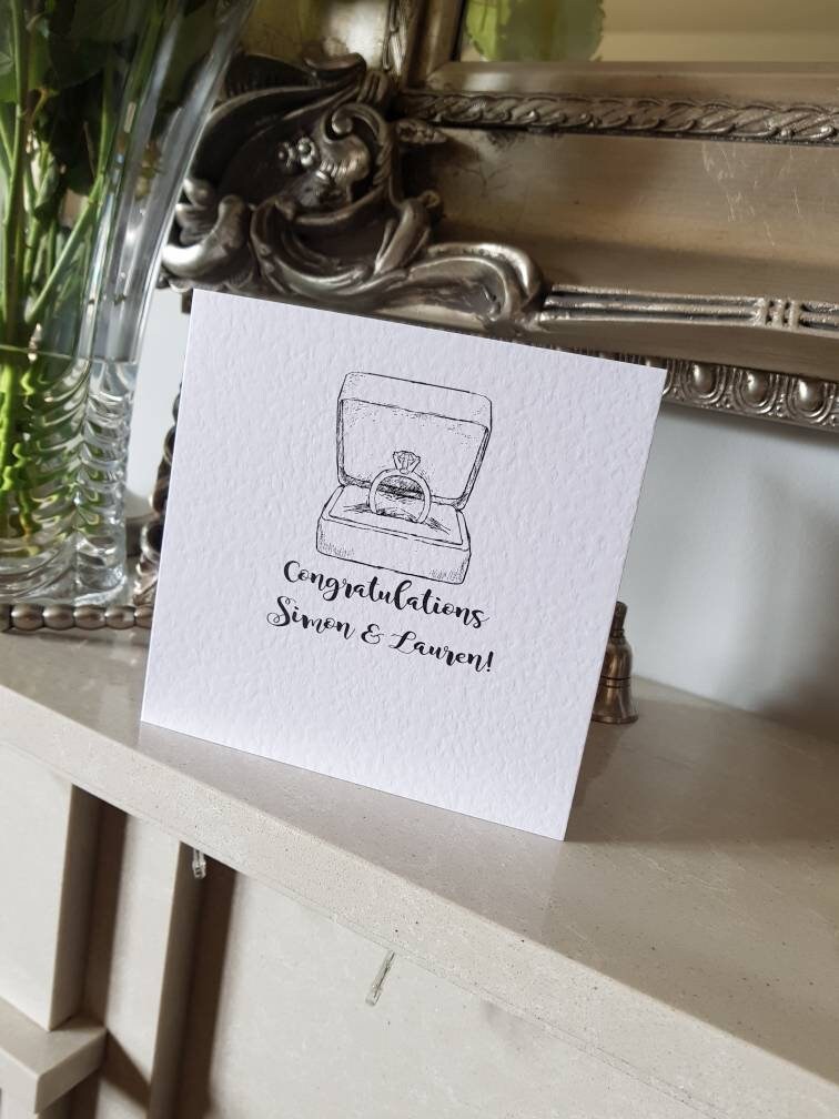 Personalised Engagement Card