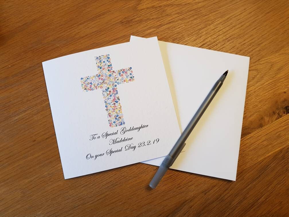 Personalised Christening Card