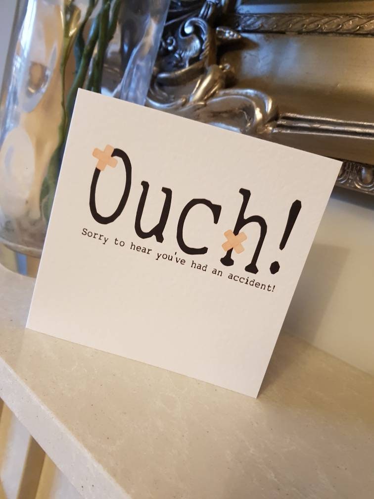 Personalised Get Well Soon Card
