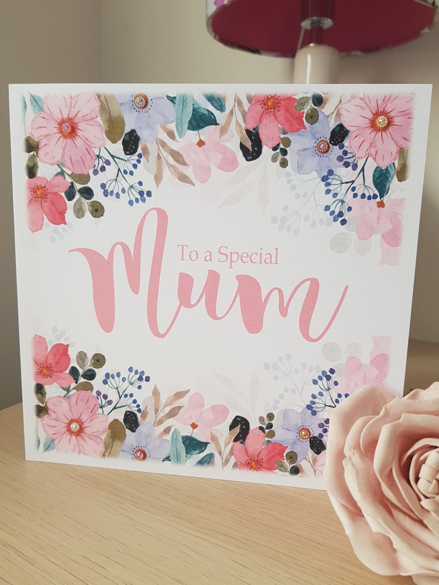 Pretty Personalised Ladies Birthday Card