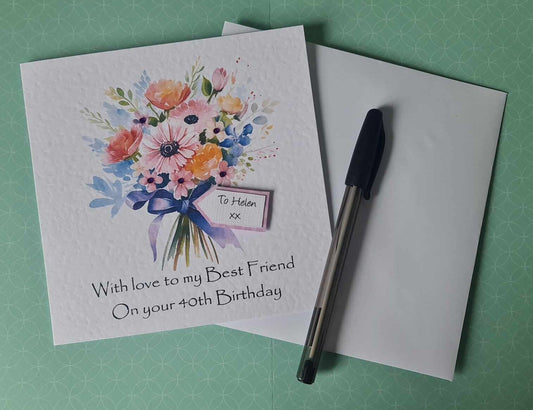 Personalised Birthday Card