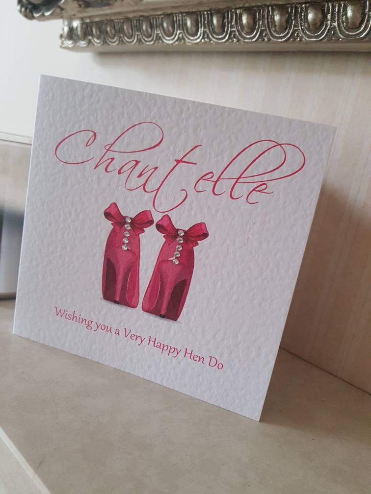 Personalised Hen Party Card