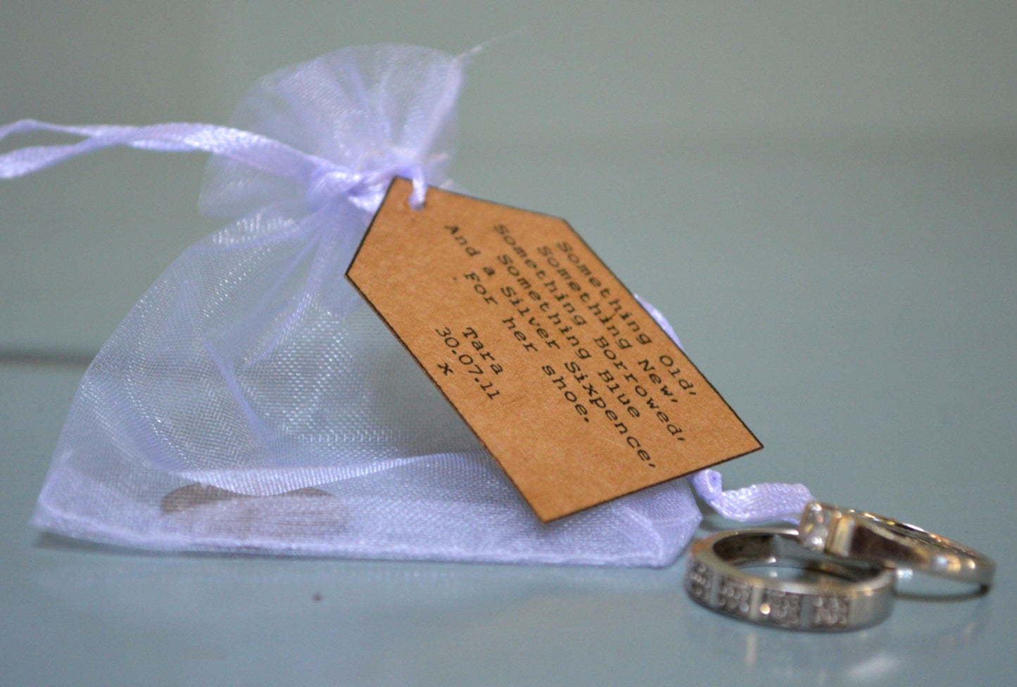 Personalised Silver Sixpence