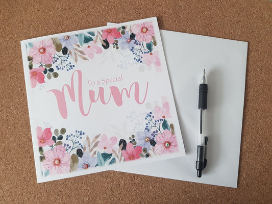 Pretty Personalised Ladies Birthday Card