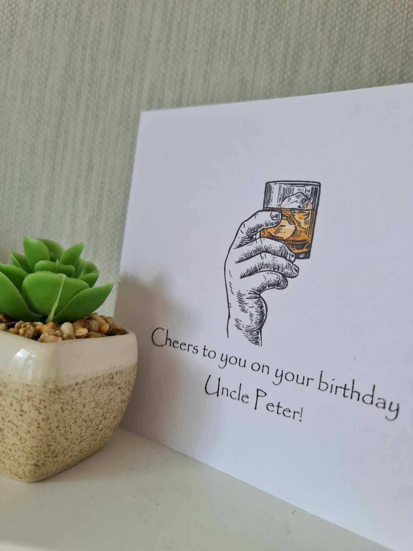 Whiskey Birthday Card
