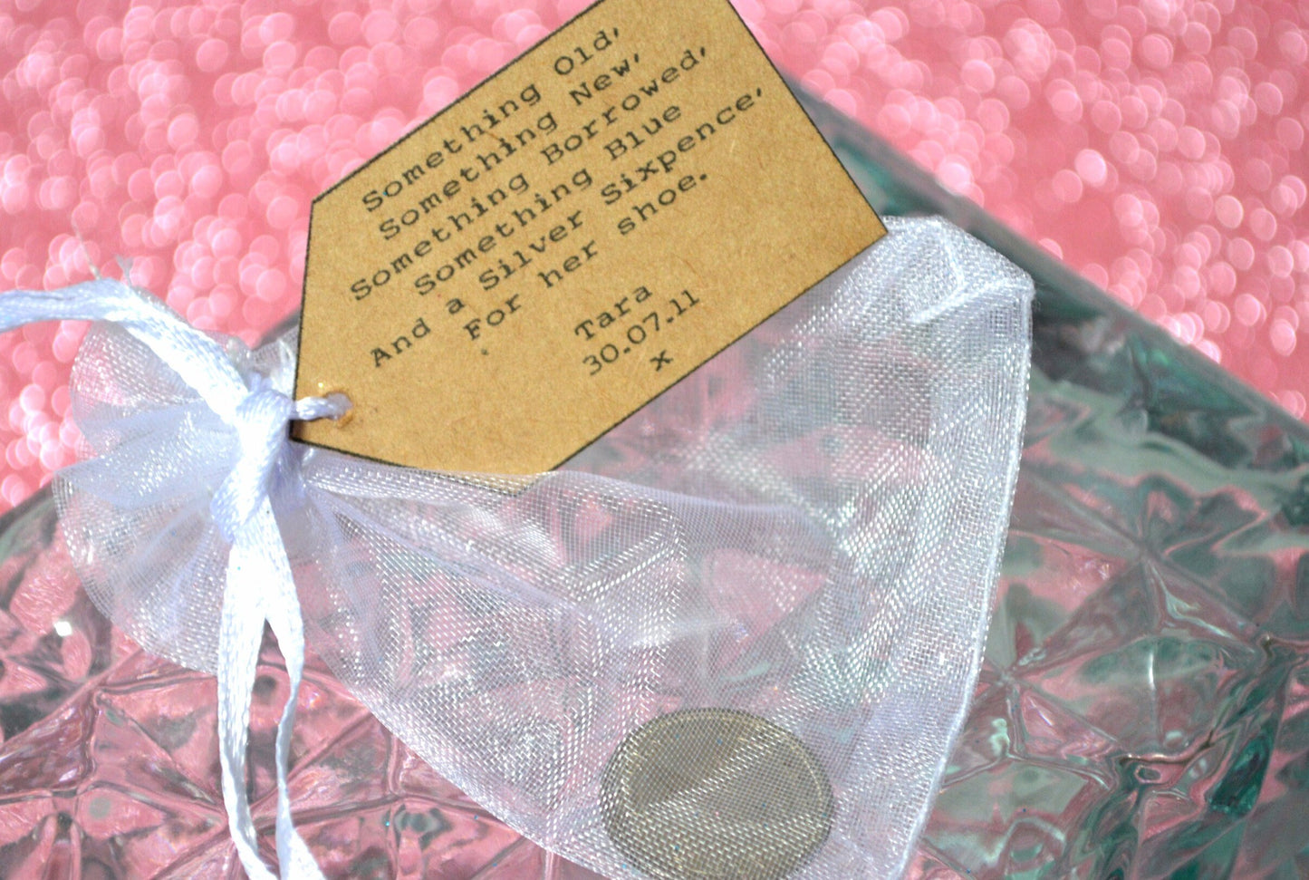Personalised Silver Sixpence