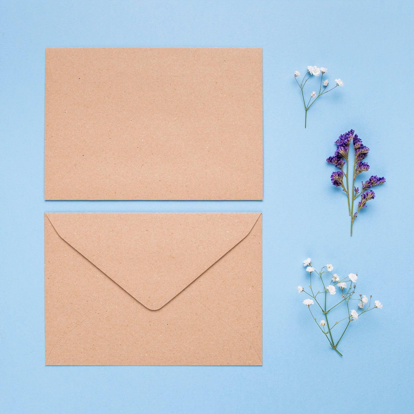 C6 Recycled Brown Kraft Envelopes 120gsm (4"x6" 114mmx161mm)