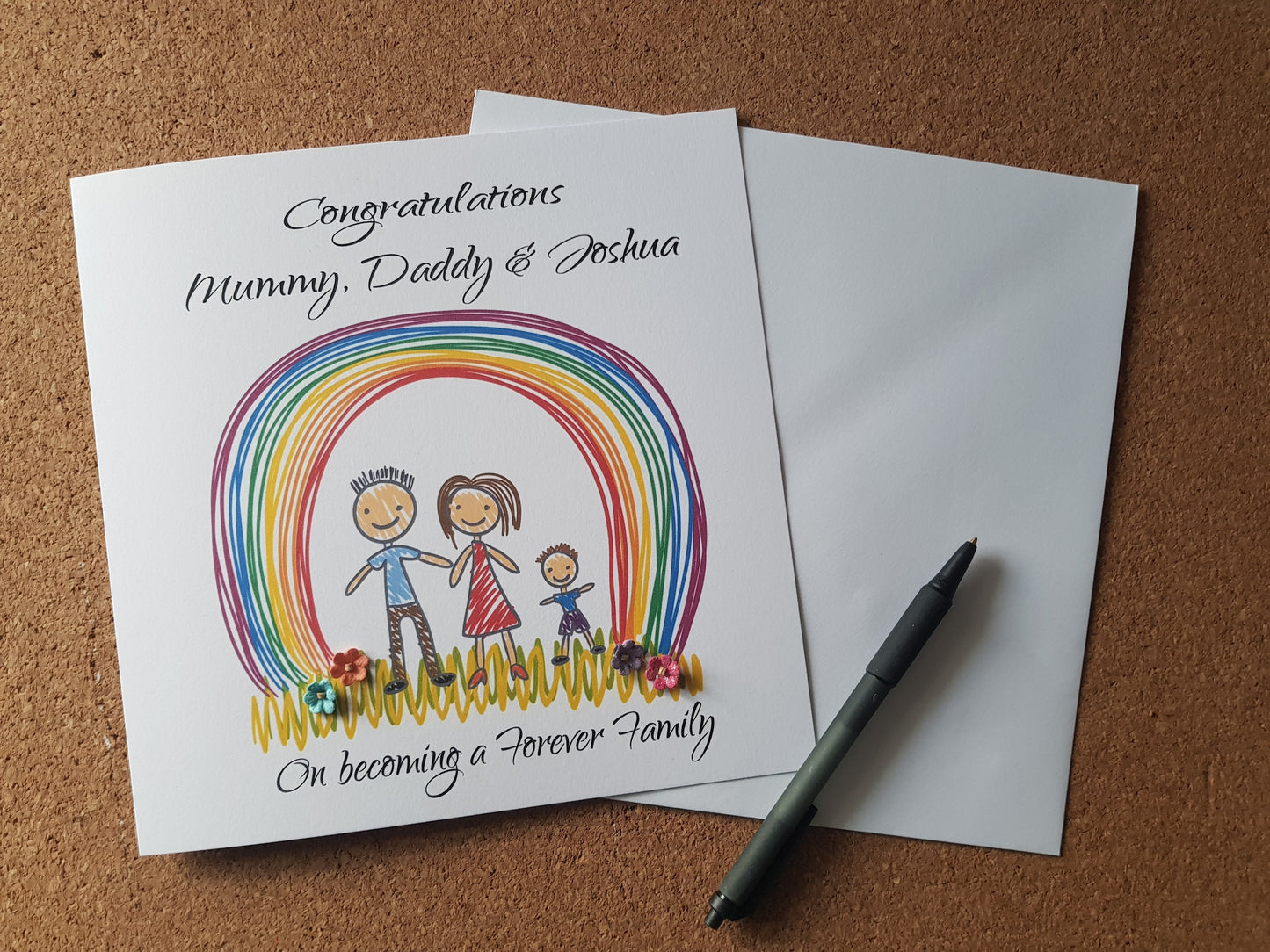 Personalised Adoption Card
