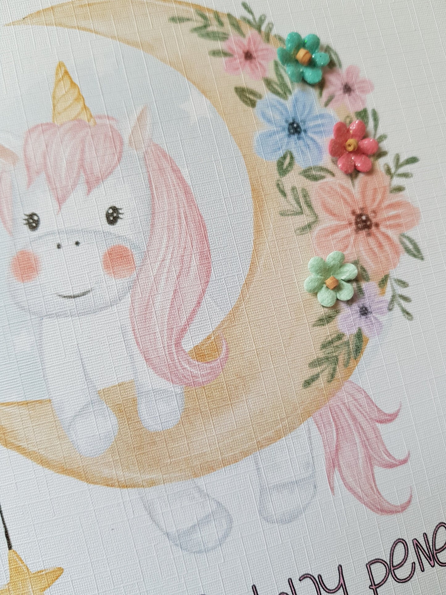 Personalised Unicorn Birthday Card