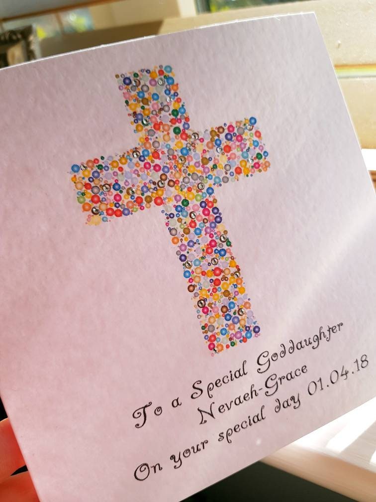 Personalised Christening Card