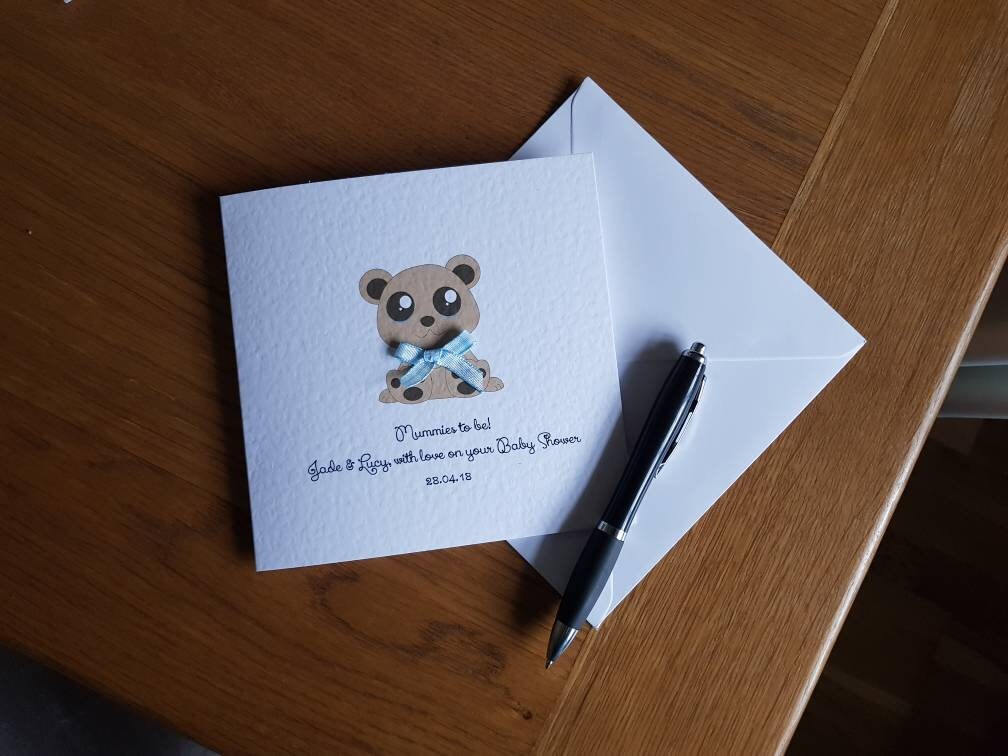 Personalised Baby shower card