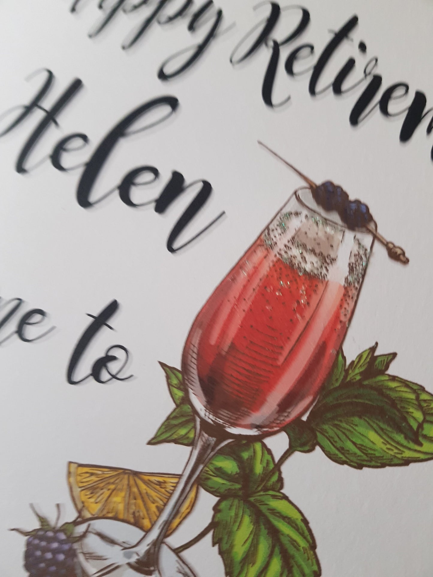 Personalised Retirement Card