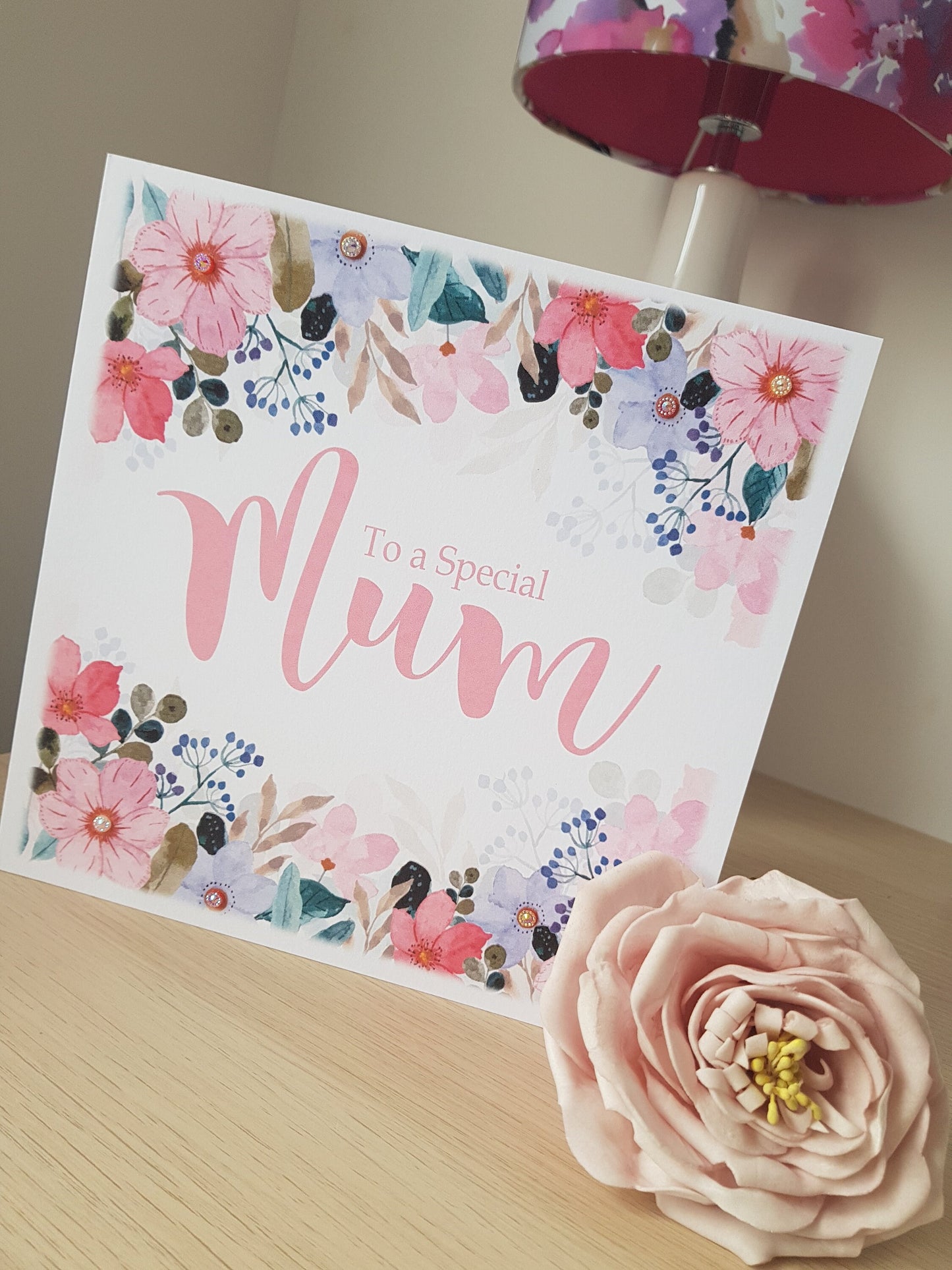 Pretty Personalised Ladies Birthday Card