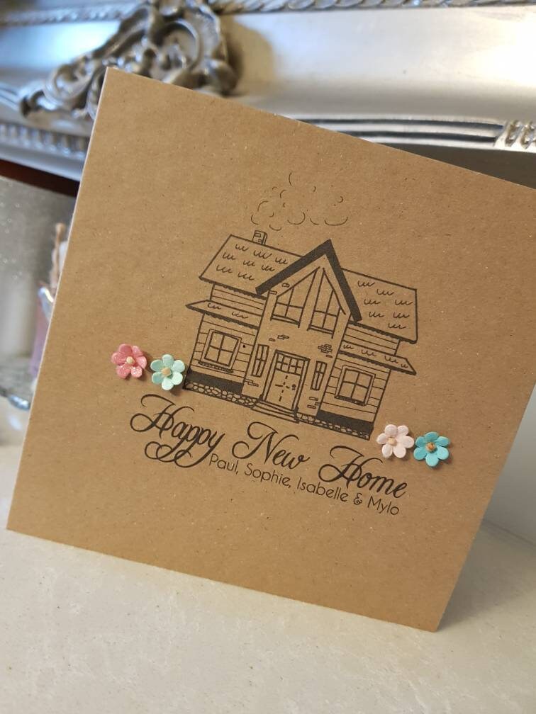 Personalised New Home/Moving Home Card