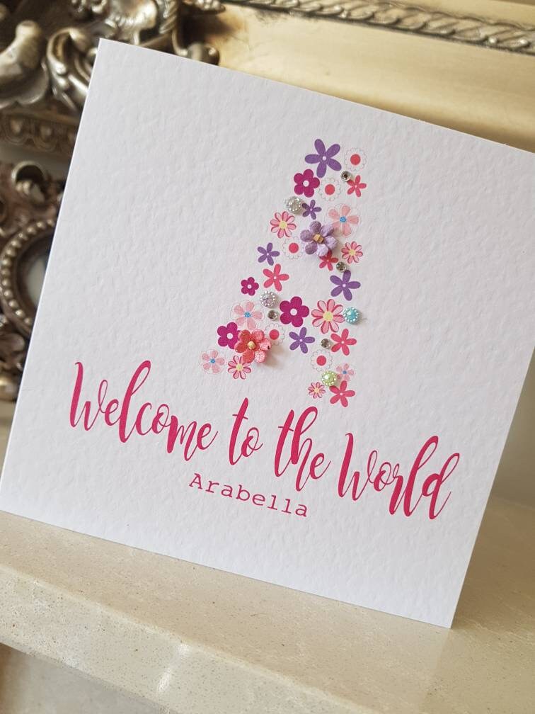 Personalised New Baby Card