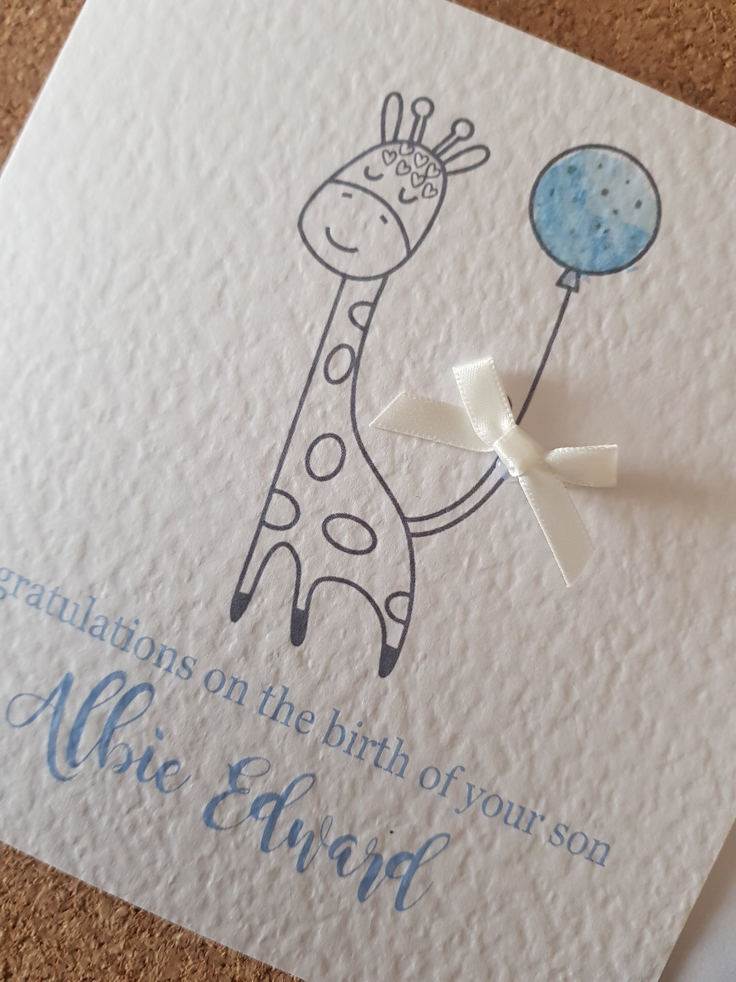 Personalised New Baby Card