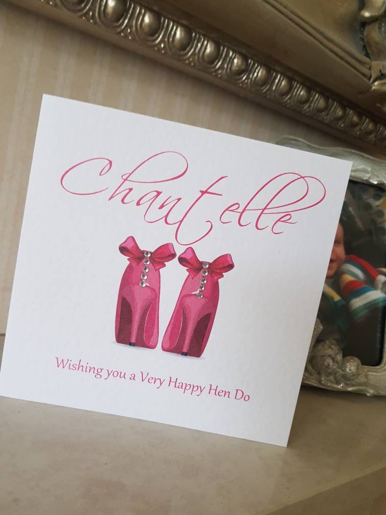 Personalised Hen Party Card