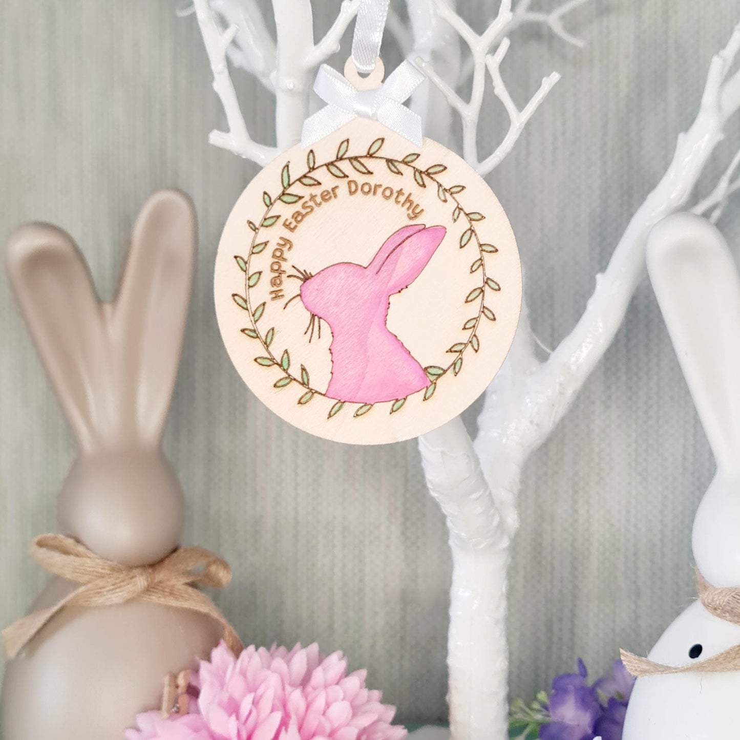 Personalised Easter Decoration Card