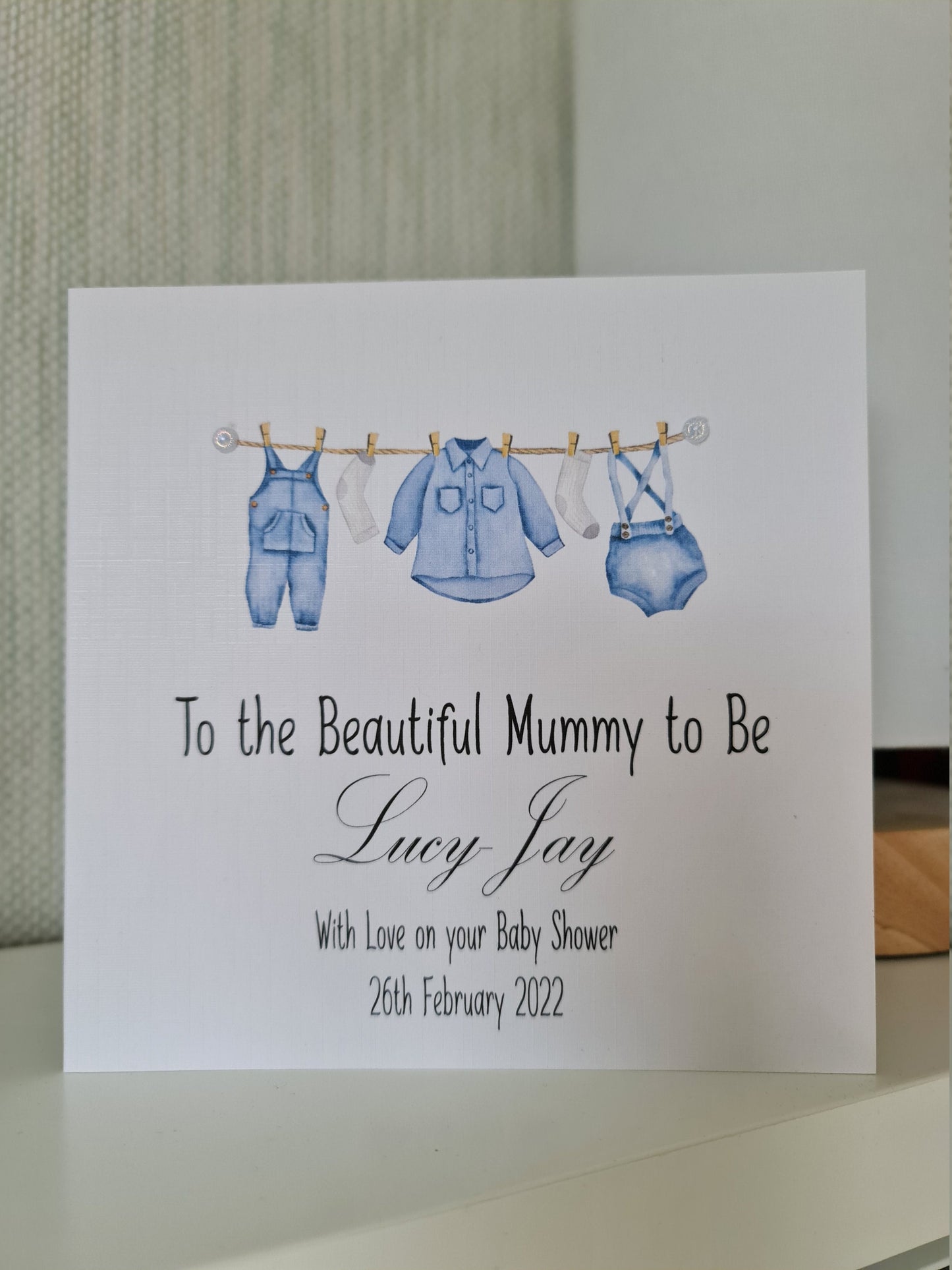 Personalised Baby Shower Card