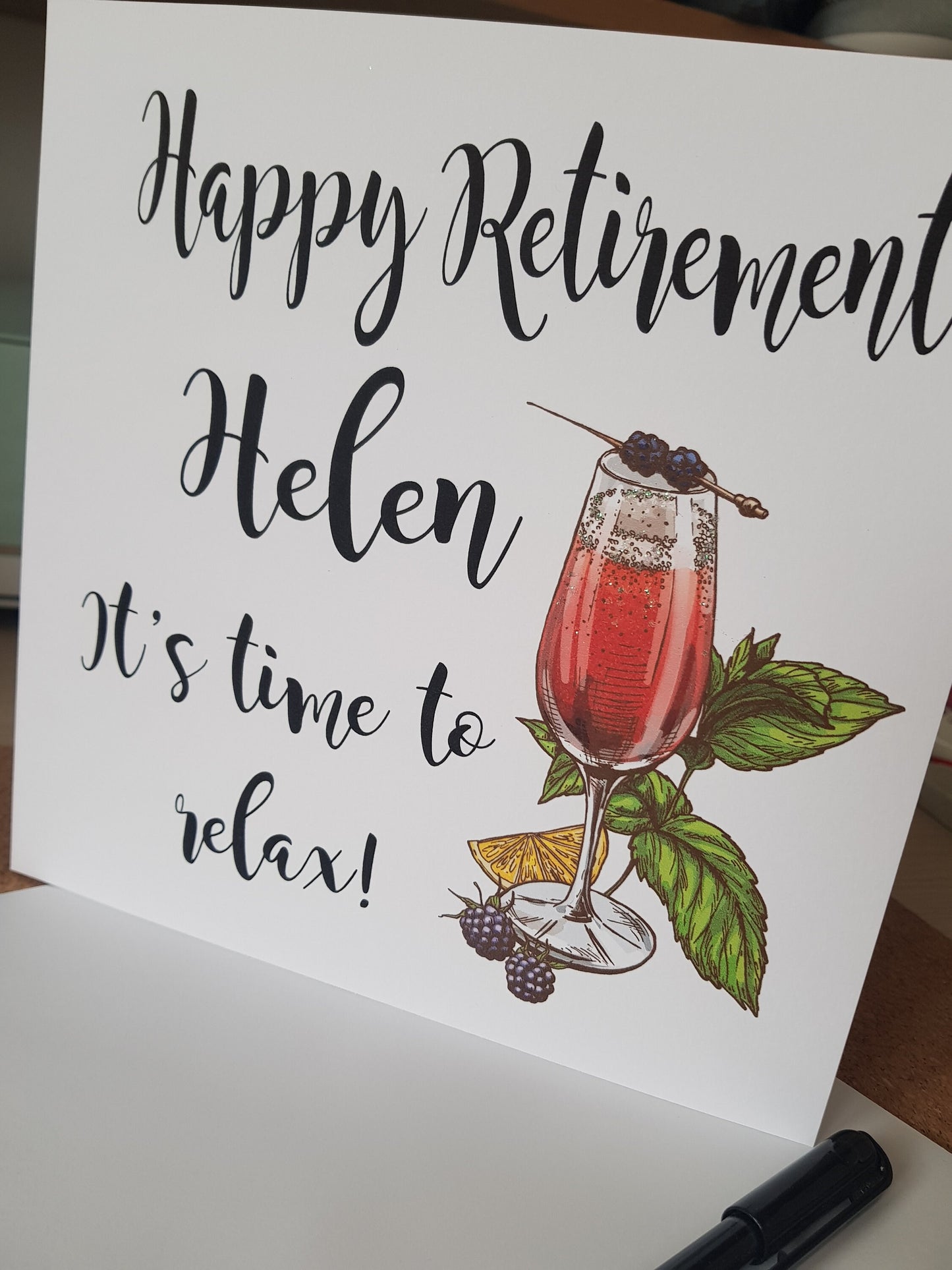 Personalised Retirement Card