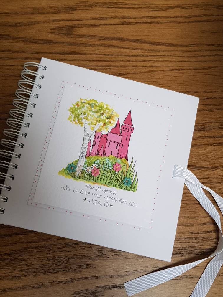 Personalised Christening Guest Book
