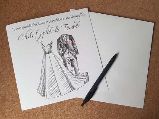 Personalised Couple Wedding Card