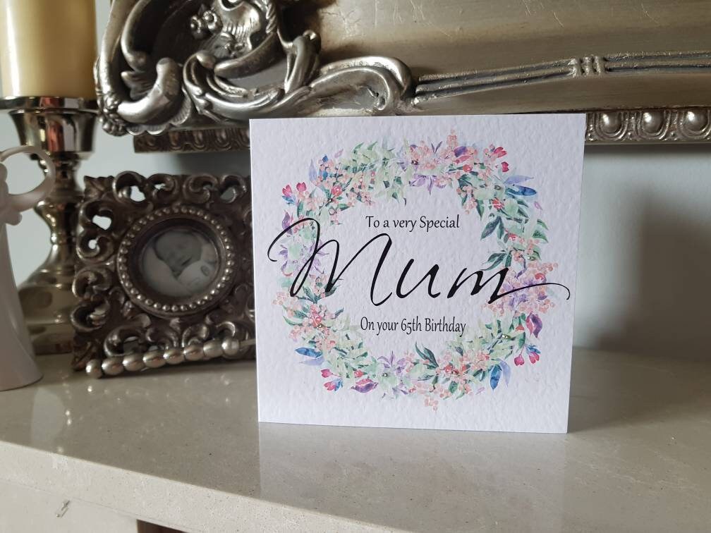 Personalised Mum Birthday Card
