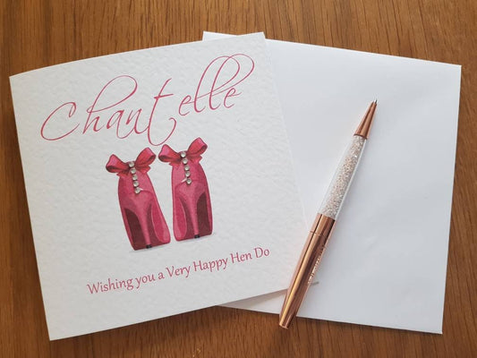 Personalised Hen Party Card